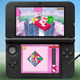 Princess Peach navigates a 3D level while the player solves puzzles in the 3DS touch screen.